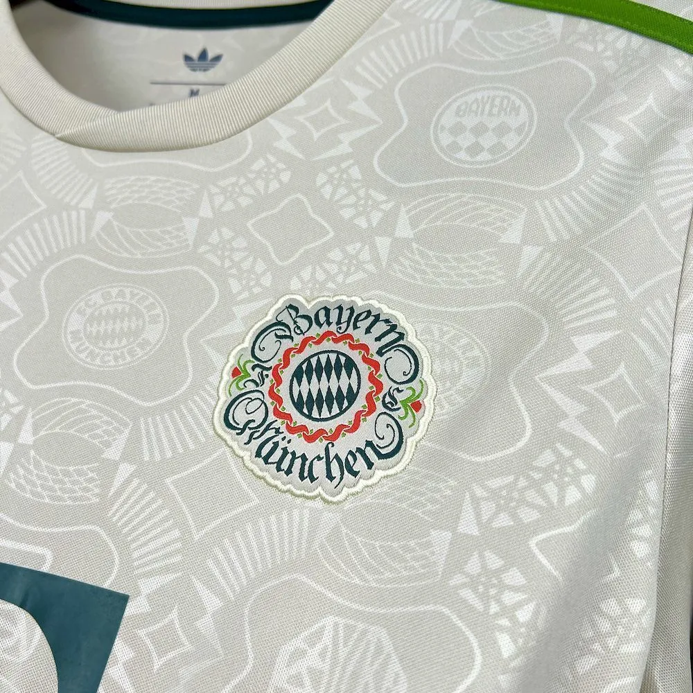 2025-26 Bayern Munich 125th Anniversary Long Sleeve Football Shirt Fan version