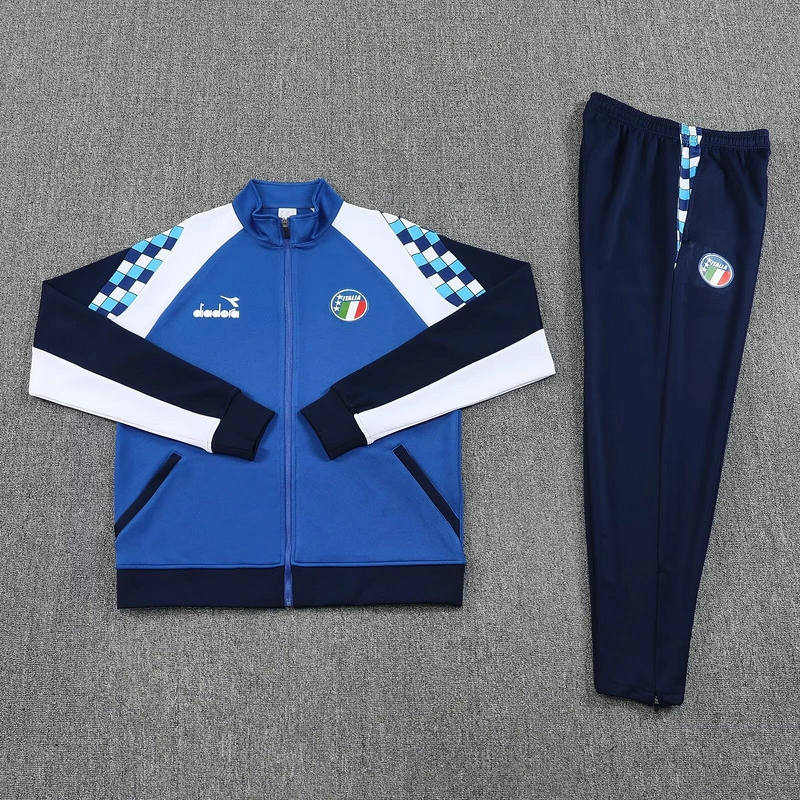 2025 Italy Chandal Retro Football Tracksuits Long Jacket Suits