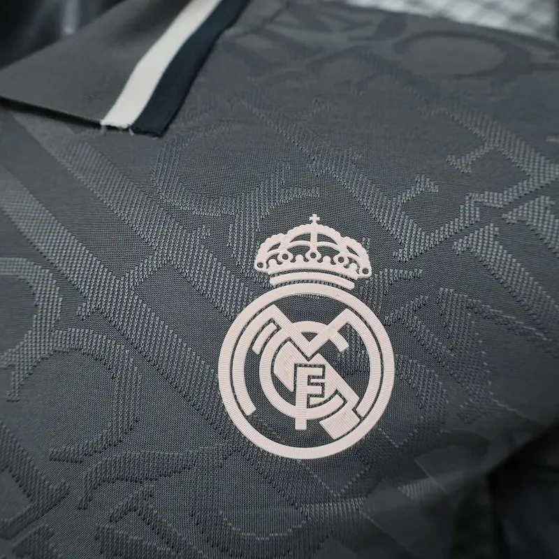 24-25 Real Madrid Third Away Soccer Jersey Long Sleeve