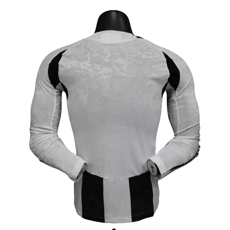 24-25 Juventus Home Soccer Jersey Player Version Long Sleeve