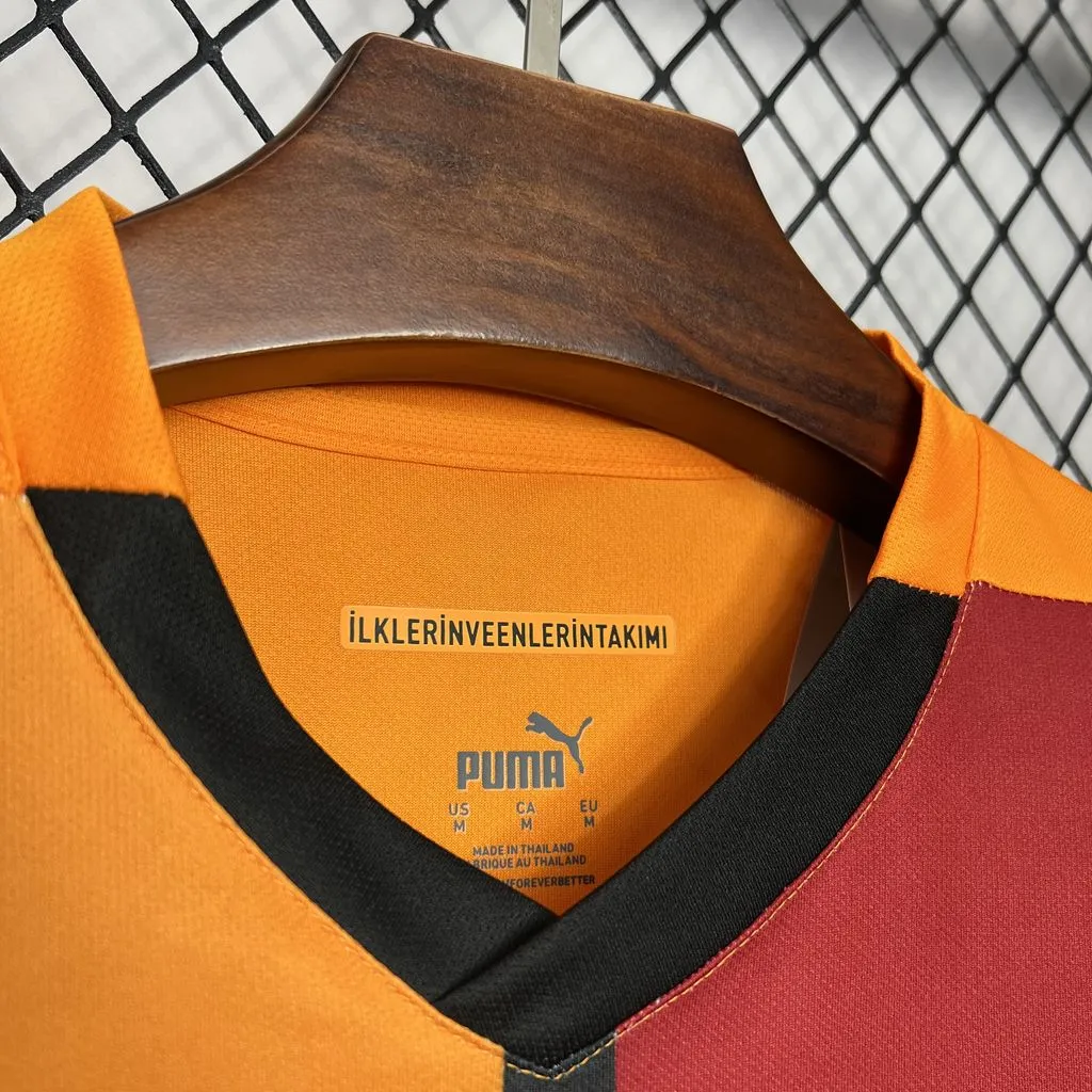 24-25 Galatasaray Home Kit Football Uniforms Sport