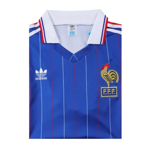 1982 France Rertro Jersey Home World Cup