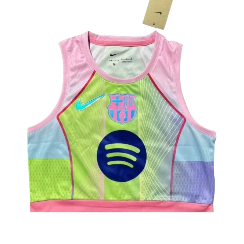 Barcelona 2025-26 women's trendy football vest（Multiple styles）-Non customized