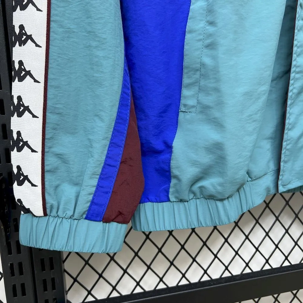 2025-26 Barcelona Retro Training Windbreaker jacket Green