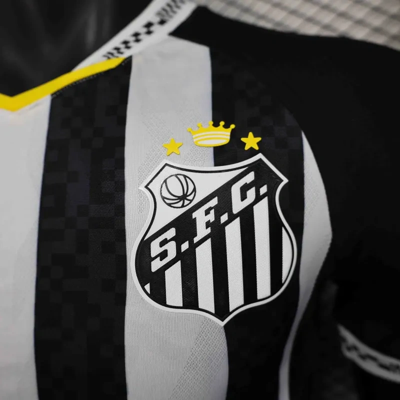 Santos Away Kit Player Version Shirt 25-26