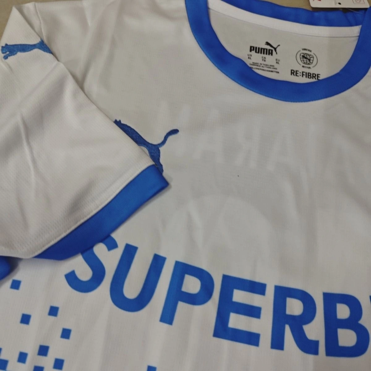 25-26 Blue craiova Single Shirt Blue and White Fan Edition Football Shirt