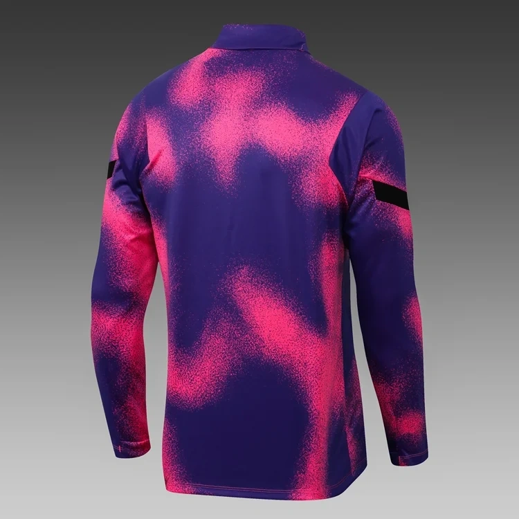 2024/2025 Paris Saint-Germain Half-Pull Training Suit Pink Football Shirt