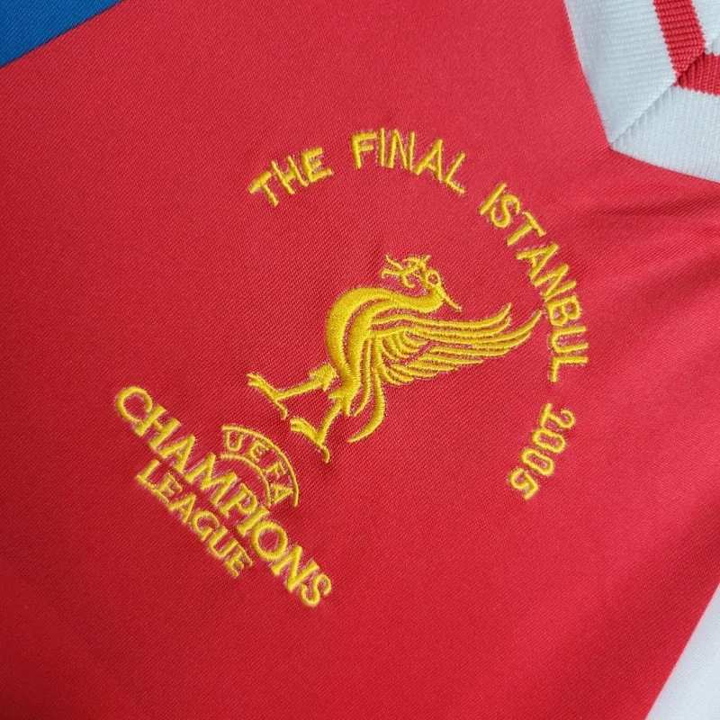 2005 Retro Liverpool Mixed Commemorative Edition Football Shirt