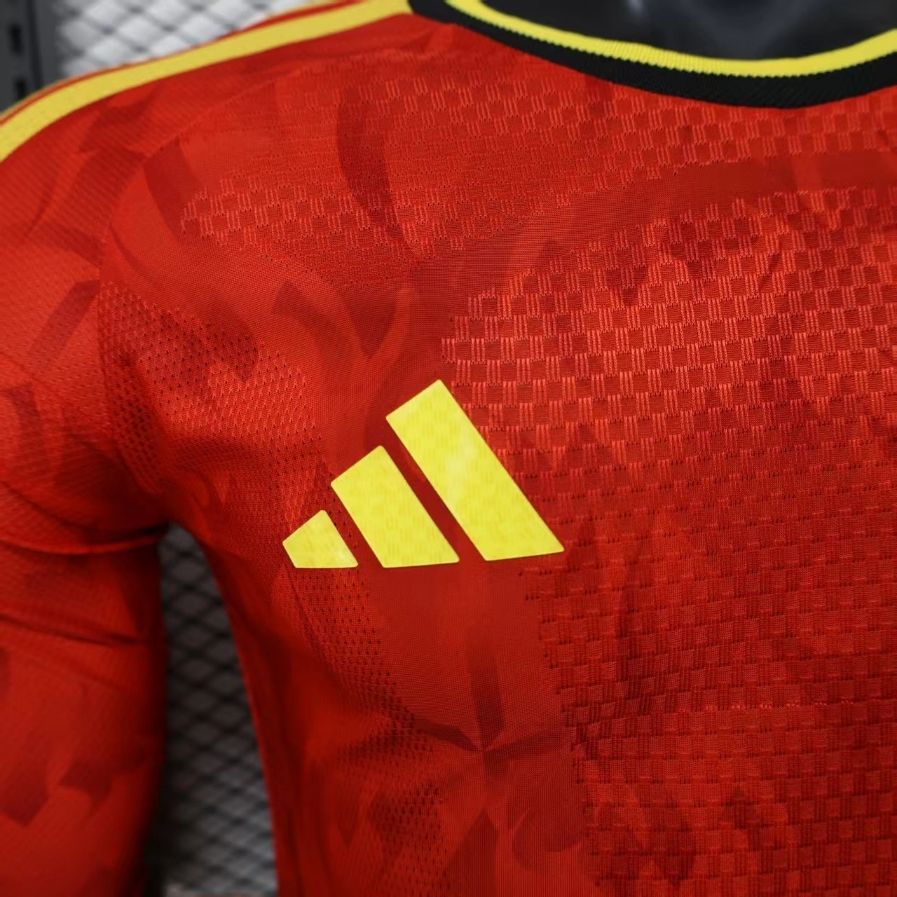 2026 Belgium World Cup Home Long Sleeve Football jersey Player version