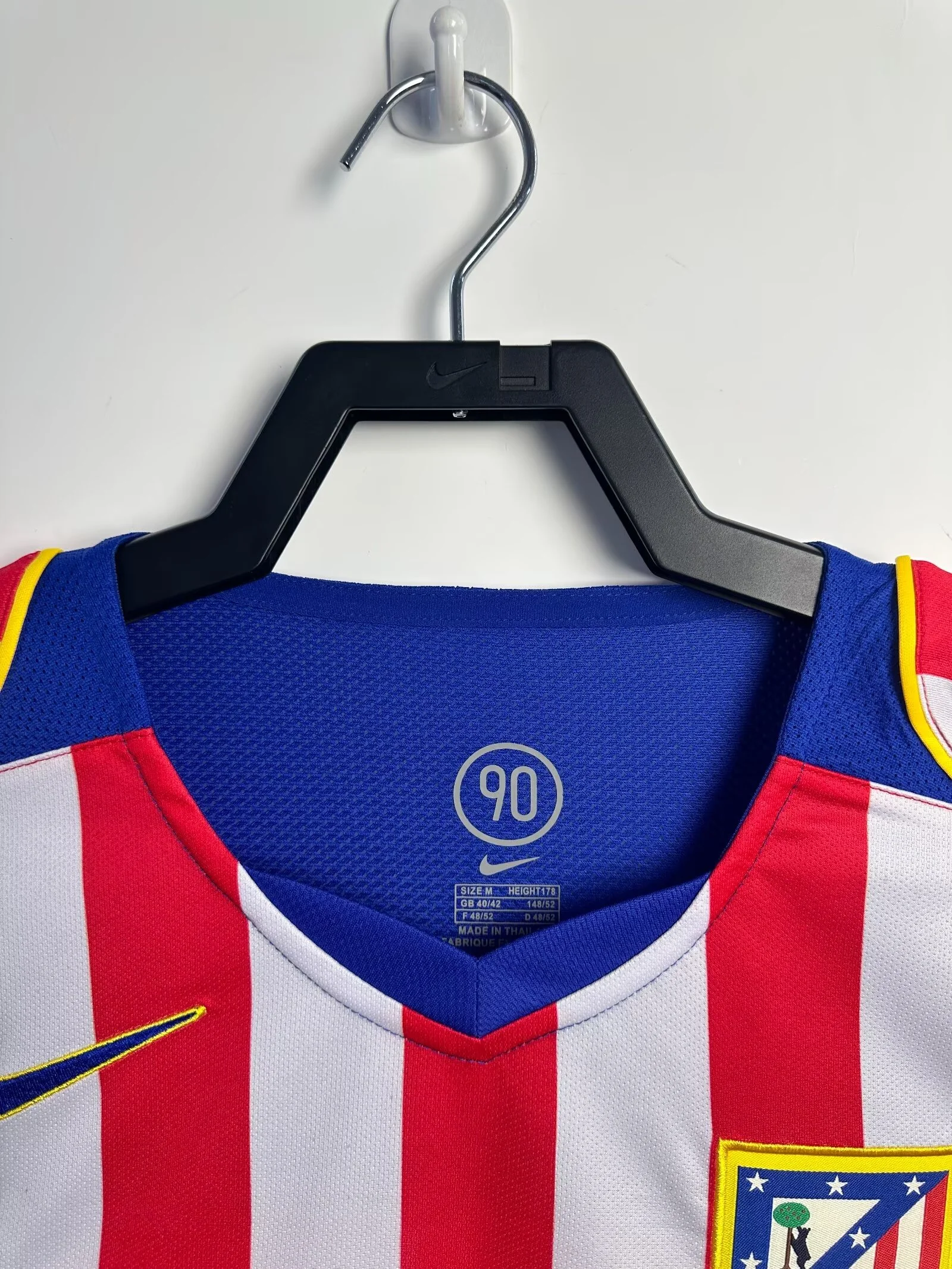 Atletico Madrid Retro Home Soccer Jersey Long Sleeve 2004-05