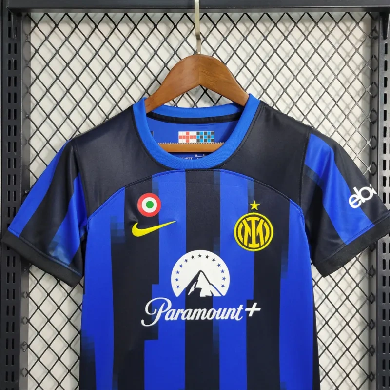 23-24 Inter Milan Home Kids Kit Jersey+Shorts