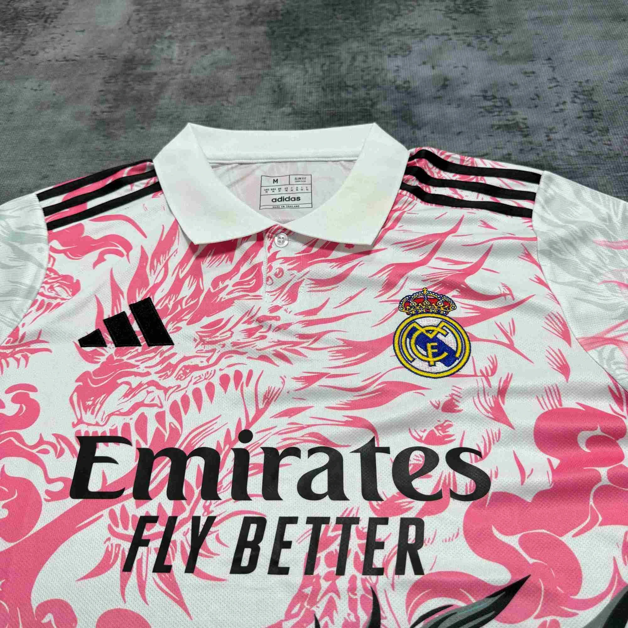 25-26 Real Madrid Pink Dragon Special Edition Football Shirt Fan version