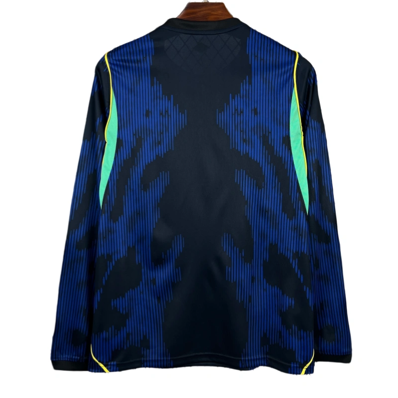 Brazil 2026 World Cup Away Long Sleeve Kit & Jersey Fan Version
