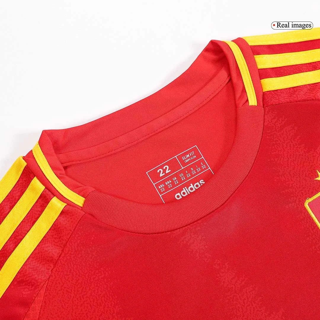 Spain Home Whole Kit(Jersey+Shorts+Socks) Euro 2024