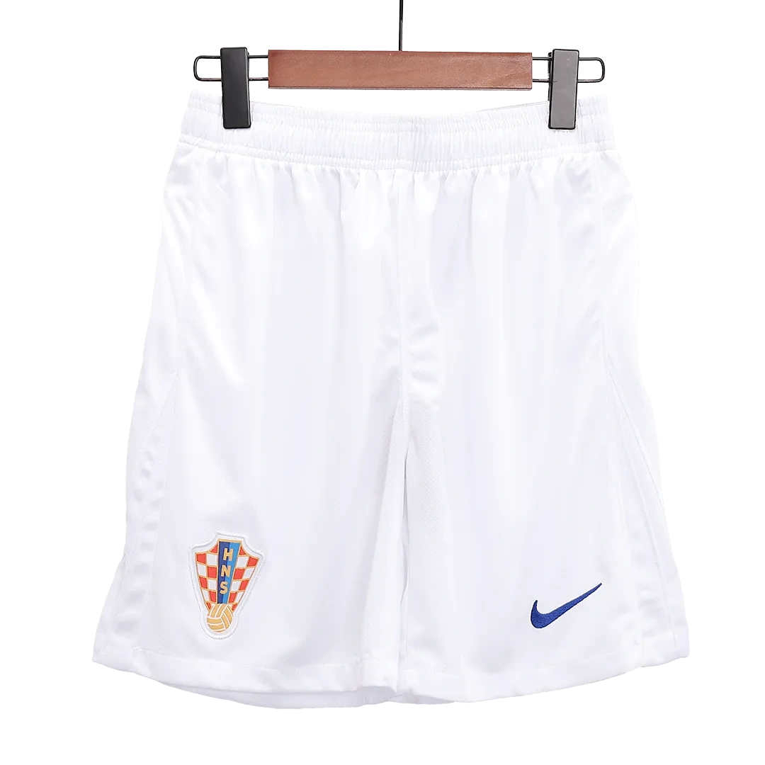 Men's Croatia Home Kit(Jersey+Shorts) Euro 2024