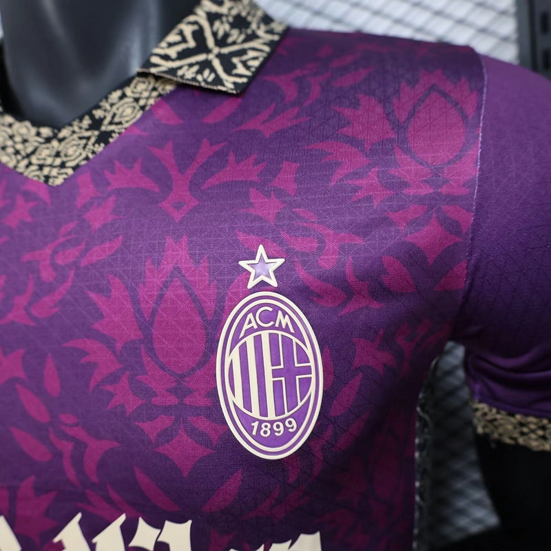 2025-26 AC Milan Purple Special Edition Soccer Shirt Player Version
