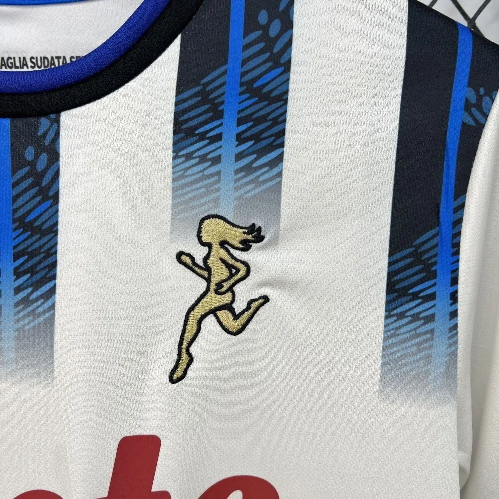 2025-26 Atalanta BC Away Soccer Jersey Fan Version