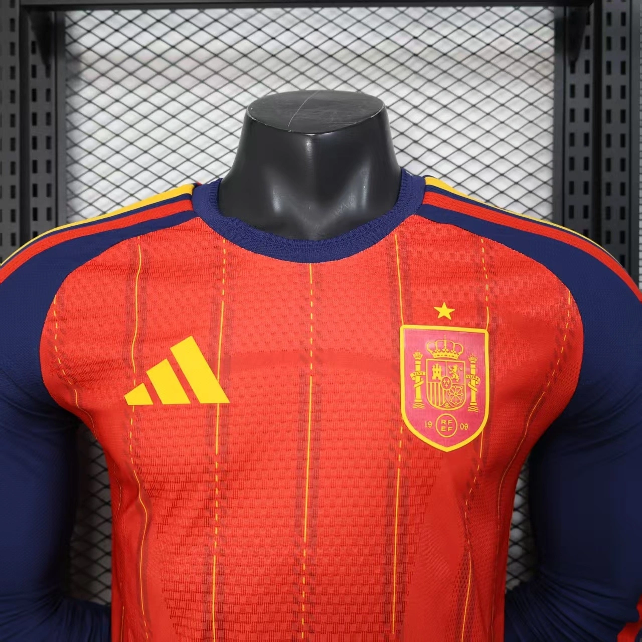 2026 Spain World Cup Home Long Sleeve Soccer Shirt Player edition