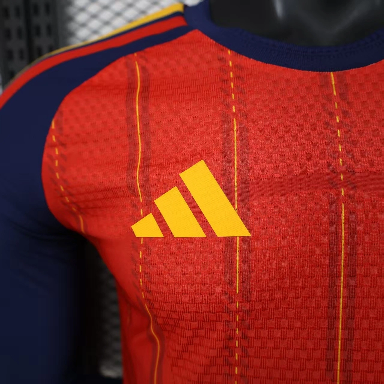 2026 Spain World Cup Home Long Sleeve Soccer Shirt Player edition