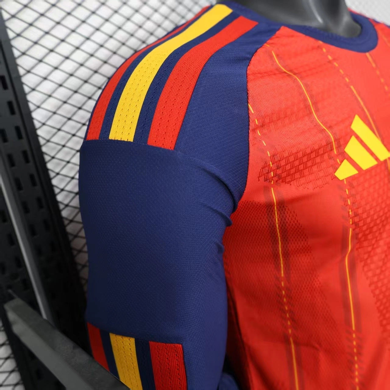 2026 Spain World Cup Home Long Sleeve Soccer Shirt Player edition