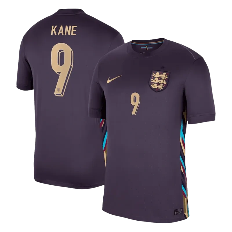 England Away Jersey EURO 2024 RICE #4 KANE #9 BELLINGHAM #10 FODEN #11