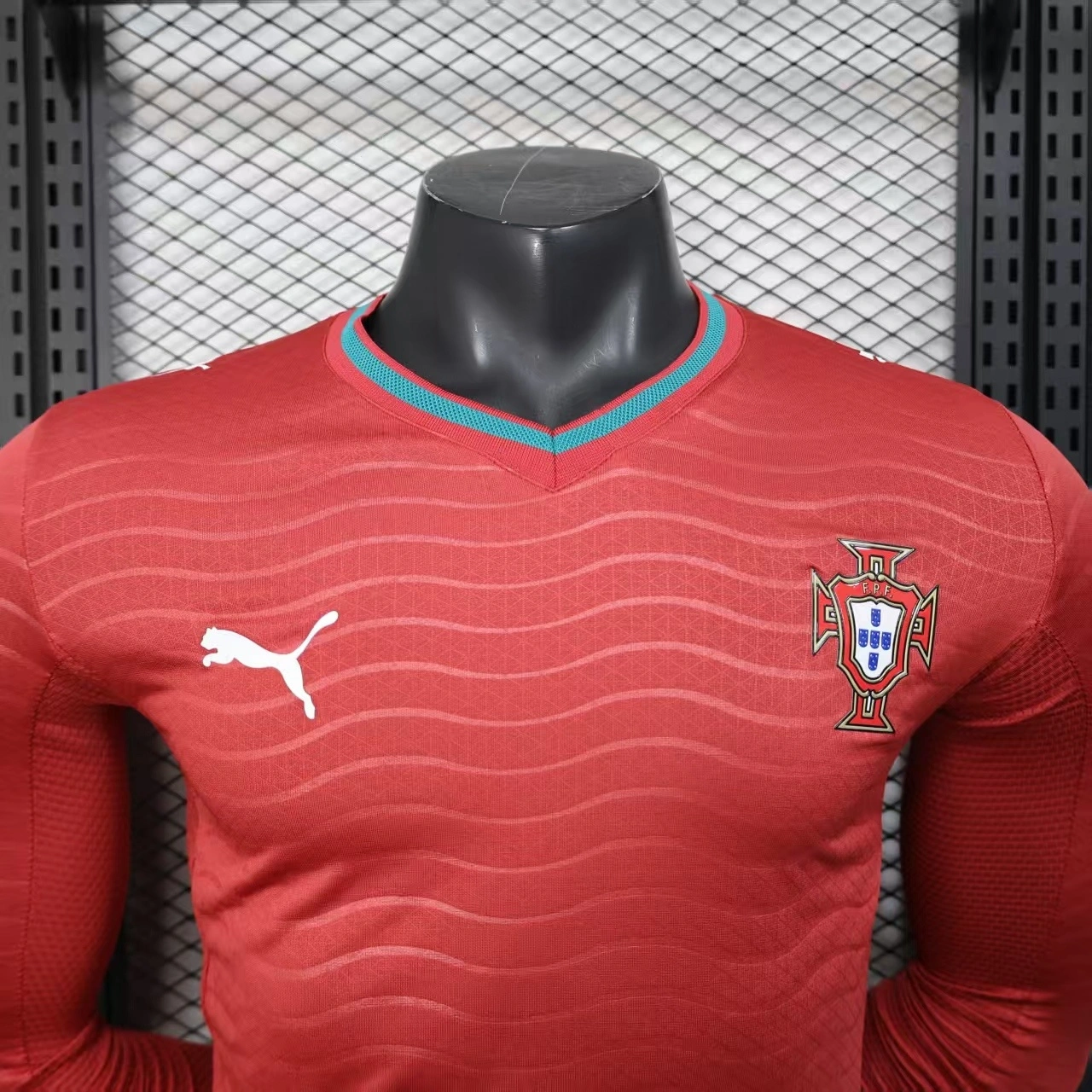 2026 Portugal World Cup Home Long Sleeve Football jersey Player version