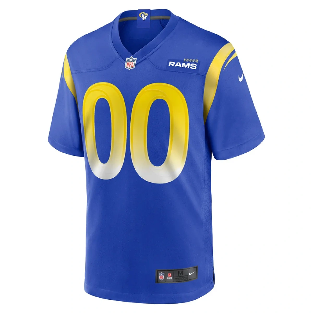 Men's Los Angeles Rams Royal Custom Game Jersey