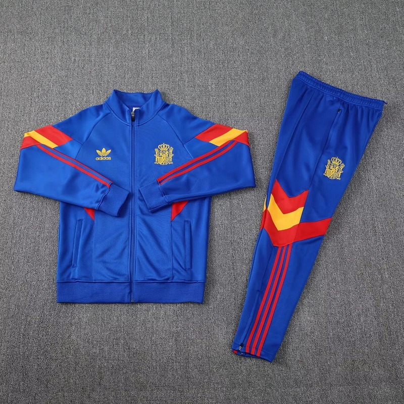 25-26 Spain Blue Training Football Track suit Long