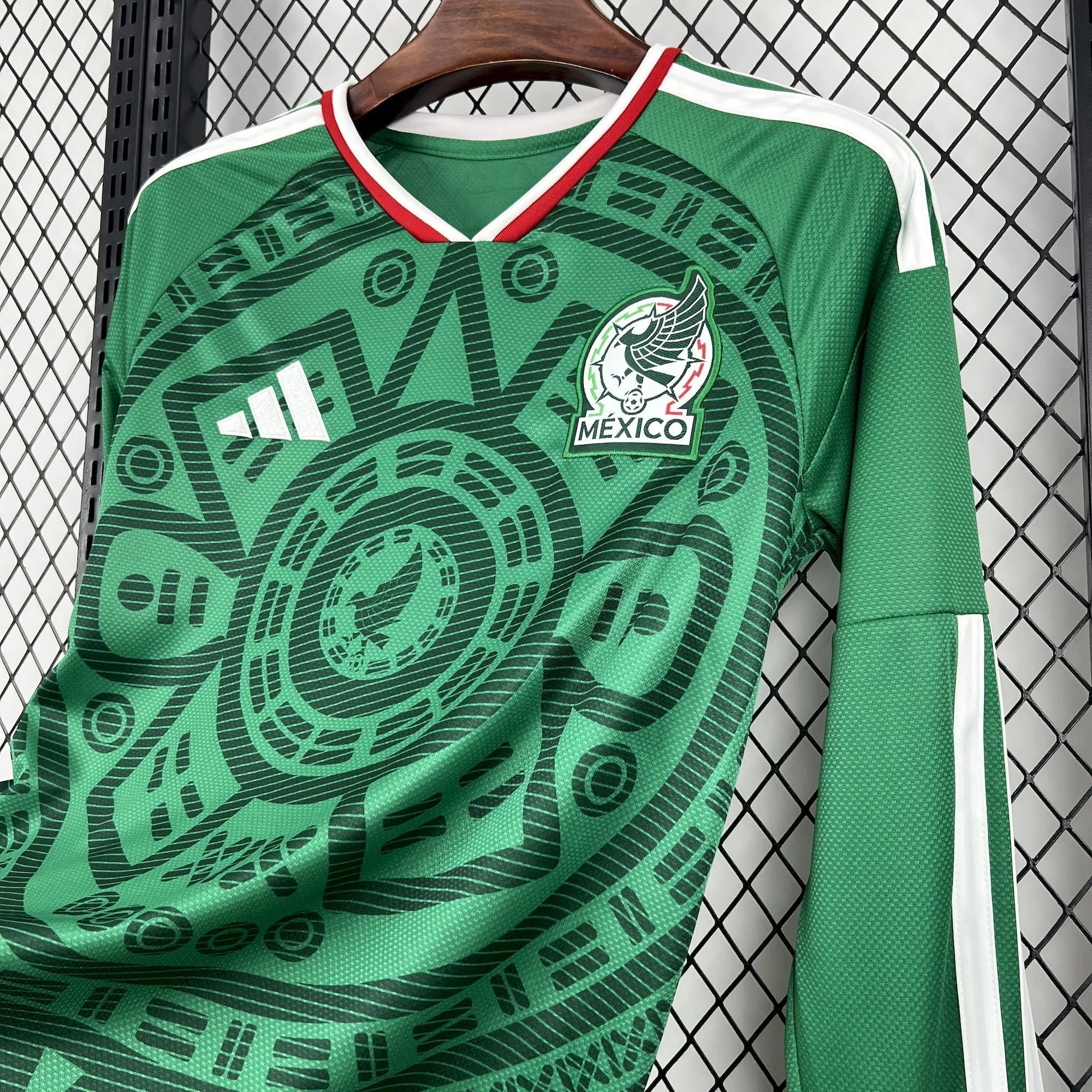 2026 Mexico World Cup Long Sleeve Home football jersey Fan Version