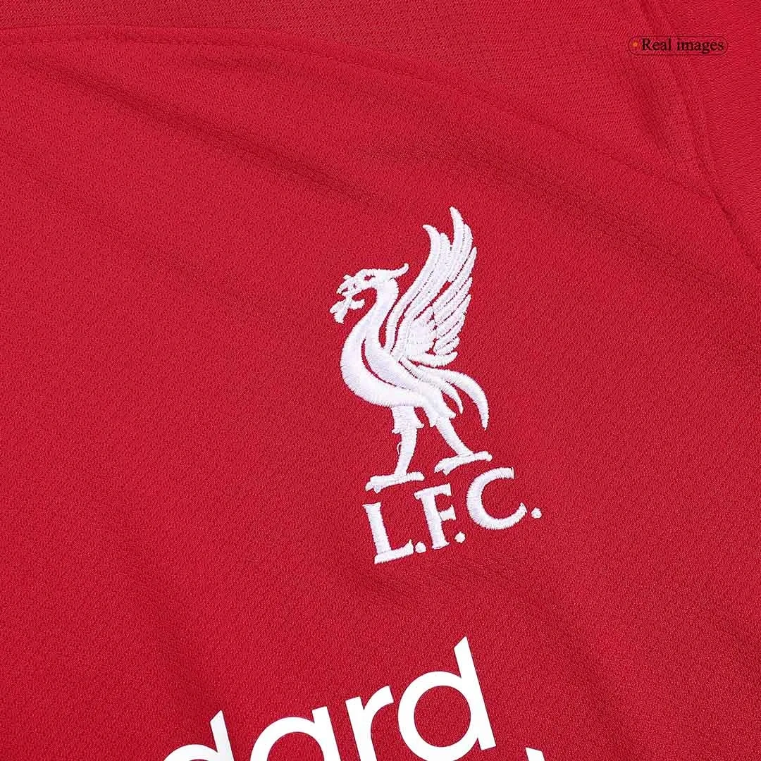 23-24 Liverpool Home Long Sleeve Jersey