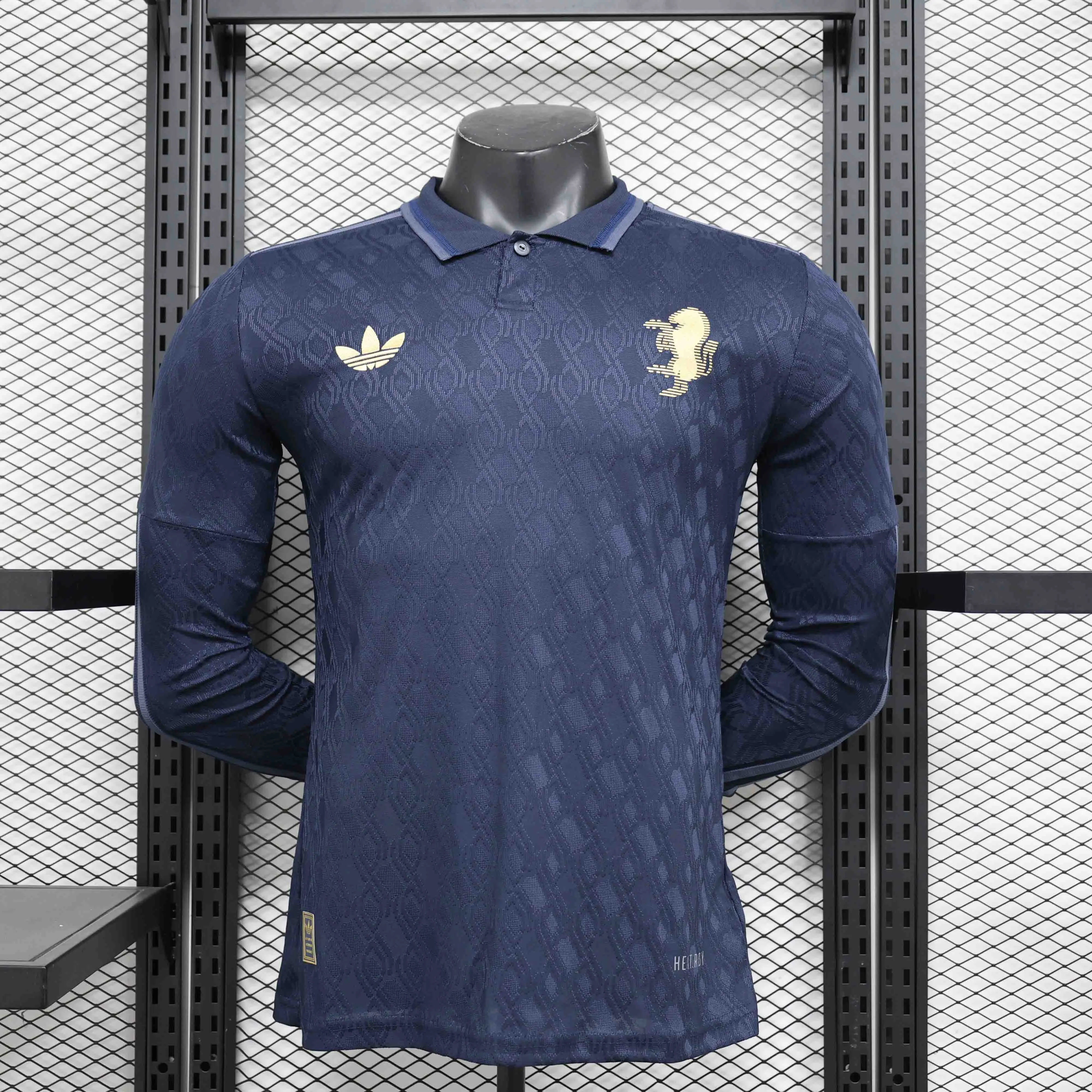 24-25 Juventus Away Soccer Jersey Player Version Long Sleeve