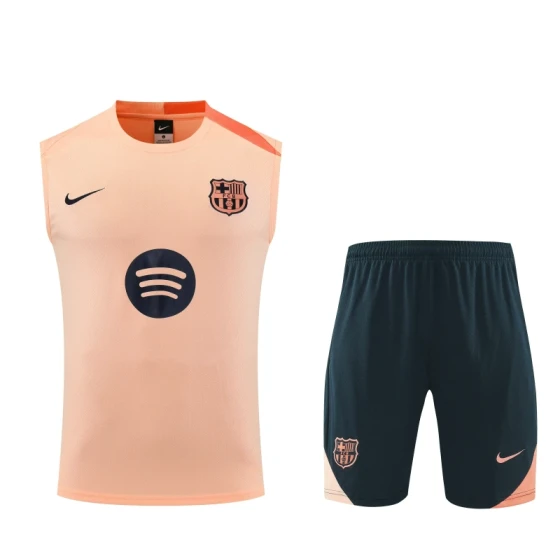 Barcelona Sleeveless Training Kit Pink 2025-26