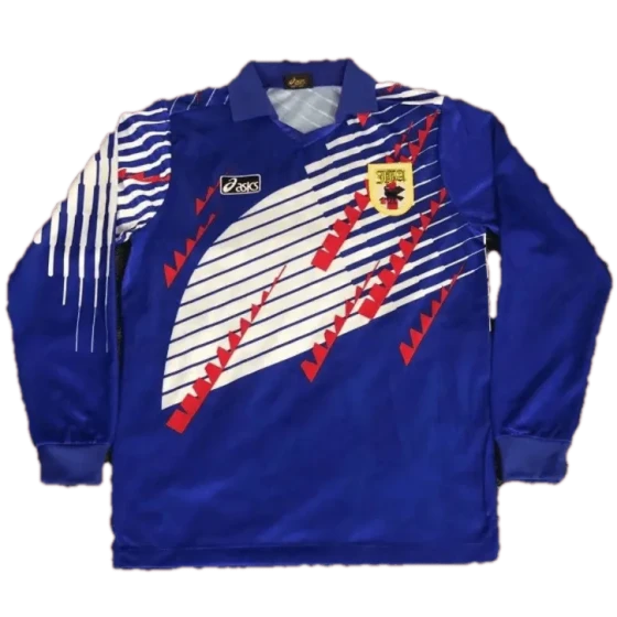 Japan World Cup 1994 Retro Long Sleeve Soccer Jersey Home