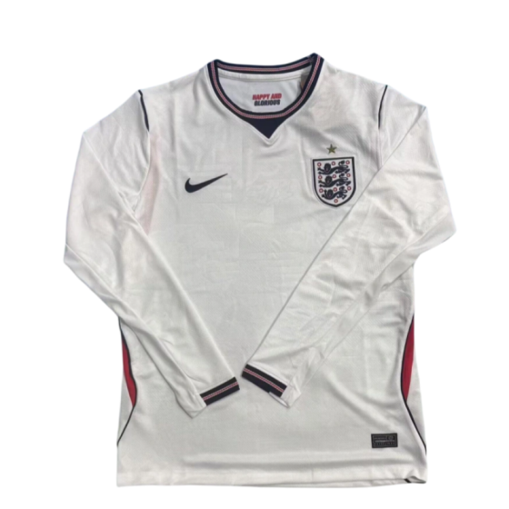 England 2026 World Cup Home Long Sleeve Kit &amp; Jersey Fan Version
