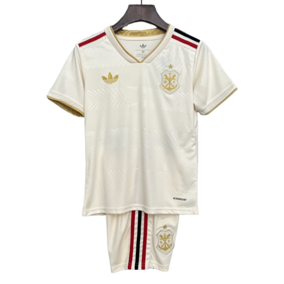 25-26 Flamengo Third Away Kid Kit  Soccer Shirt Fan edition