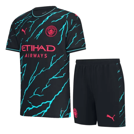 2023/24 Manchester City Third Away Kit Jersey+Shorts