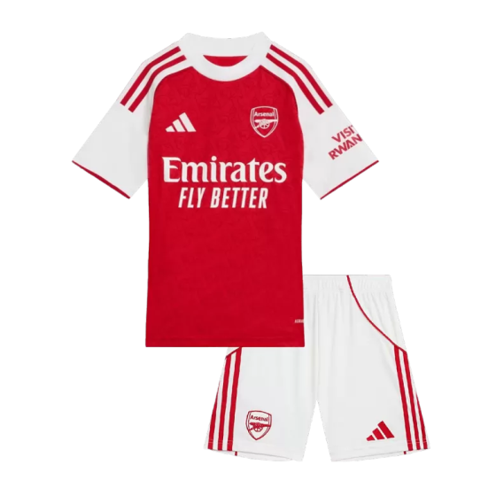 Kids Arsenal Custom Home Soccer Kits 2025-26