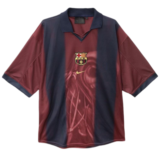Barcelona X Travis Scott Home Shirt fan version Soccer Jersey 25-26 Non-Customize （Custom numbers are not supported）