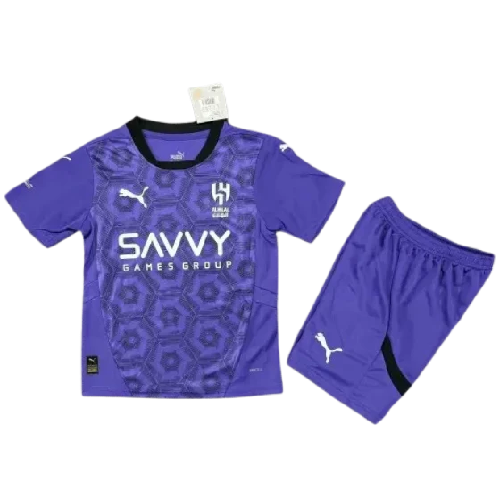2024-25 Kids Al Hilal SFC Third Jersey(Shirt+Shorts)