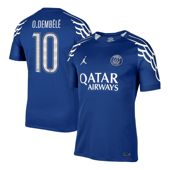 O.DEMBéLé #10 PSG Soccer Jersey Fourth Away Custom Shirt 2024-25 - UCL