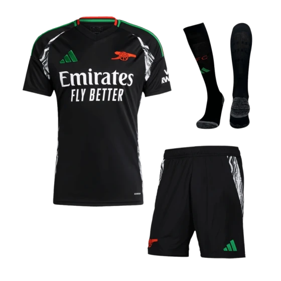 Arsenal Away Custom Full Soccer Kit 2024-25