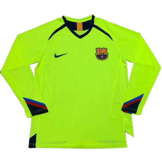 2005/06 Barcelona Retro Jersey Away Long Sleeve
