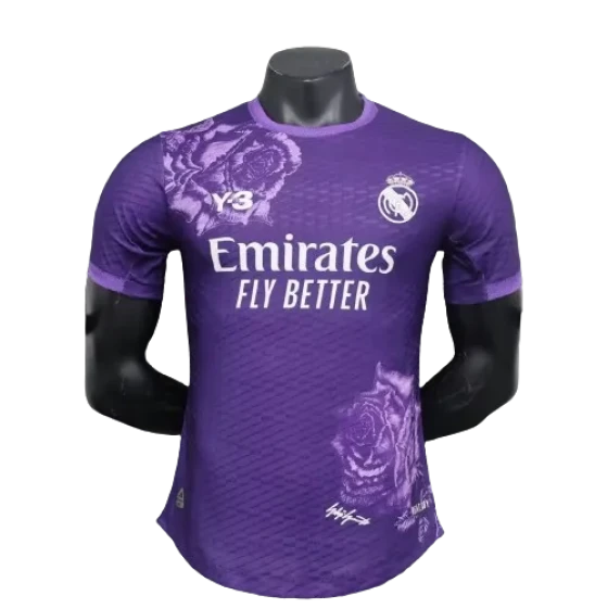 2023-24 Real Madrid Y-3 Fourth Jersey Purple Player Version