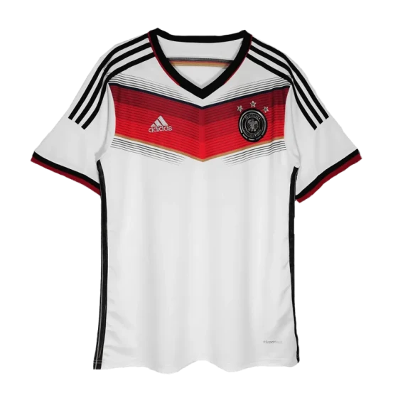 2014 Germany Retro 3 Stars Home Jersey World Cup