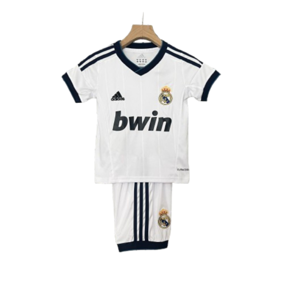 Real Madrid 12-13 Home Retro Kid Kits White Jersey