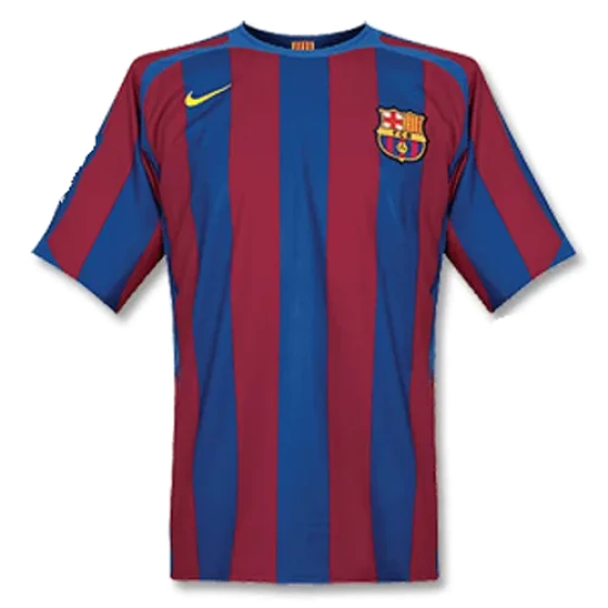 2005/06 Barcelona UCL Final Retro Jersey Home