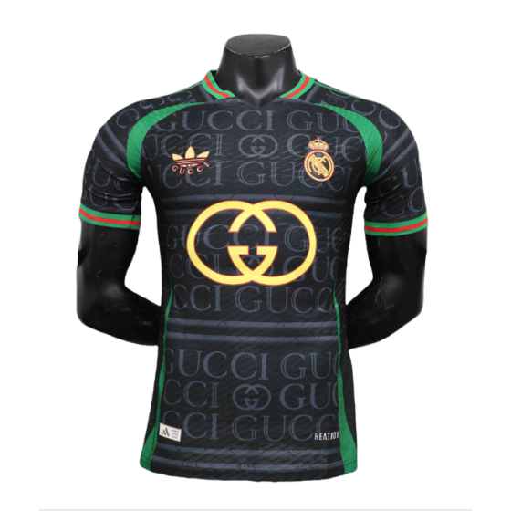 24-25 Real Madrid VS GUCCI Black Player Version Jersey