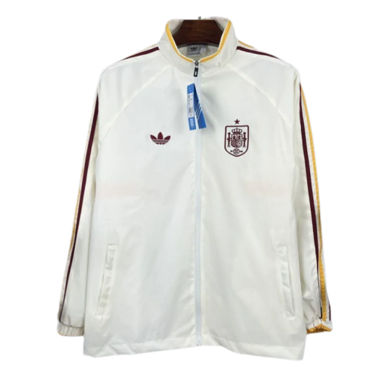 Spain 2026 World Cup Training Windbreaker Jacket Off-White Fan Version