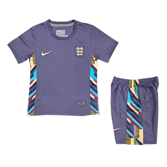 Kids England Away Soccer Socks 2024 Children Apparel