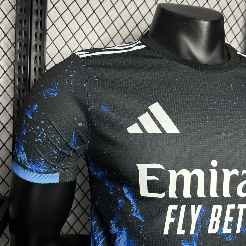 24-25 Real Madrid Ocean Blue Player Version Soccer Jersey
